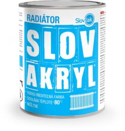 Farba SLOVAKRYL RADIÁTOR www.pulzar.sk Farby Laky