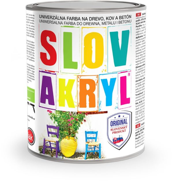Farba SLOVAKRYL www.pulzar.sk Farby Laky