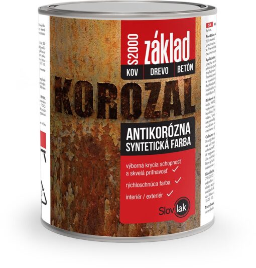 KOROZAL základ S 2000 www.pulzar.sk Farby Laky