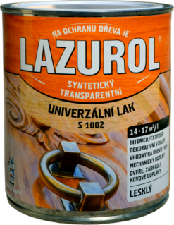 Lazurol univerzálny lak s 1002 lesk   www.Pulzar.sk
