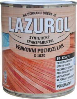 Lazurol vonkajší pochodzný lak s 1020   www.Pulzar.sk