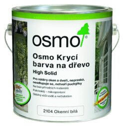 Osmo - Biela Krycia Farba Na Drevo 2104 Biela www.pulzar.sk