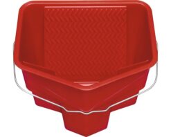Vedro na farbu - PentaPro - odolný plast a kovové držadlo, s integrovanou stieracia plochou, s integrovanou kapsou na štetec, velmi stabilní, tvar pětiúhelníku20 lit.www.pulzar.sk