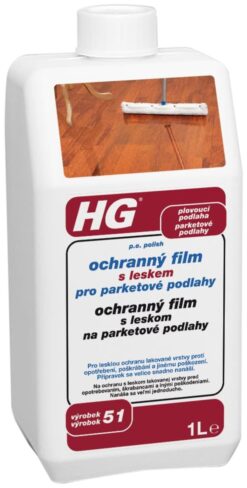 HG Ochranný film s leskom na parketové podlahy 1l