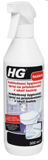HG Každodenný hygienický sprej na príslušenstvo v okolí toalety 0,5l