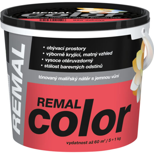 REMAL COLOR, tónovaná interiérová farba