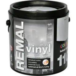 REMAL Vinyl mat Color, interiérová umývateľná farba na steny (farebné varianty)
