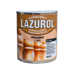 Lazurol Pragomat nitrocelulózový lak C1038 matný 9l www.Pulzar.sk Farby Laky