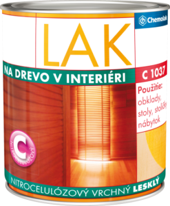 CHEMOLAK C 1037 Lak na drevo lesklý priesvitná lesklá,8kg www.pulzar.sk Farby Laky