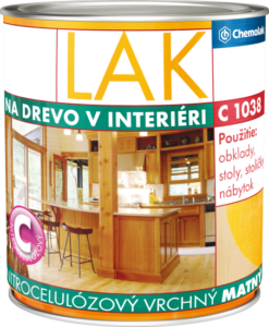 CHEMOLAK C 1038 Lak na drevo matný priesvitná matná,4L www.pulzar.sk Farby Laky