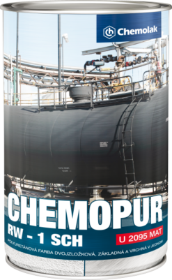 CHEMOLAK CHEMOPUR RW U 2095 matný RAL9018,8.0L www.pulzar.sk Farby Laky