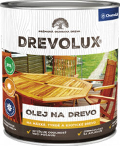 CHEMOLAK DREVOLUX impregnačný olej Teak,2.5l www.pulzar.sk Farby Laky