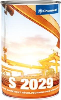 CHEMOLAK S 2029 lesklá rýchloschnúca farba RAL9018,8.0L www.pulzar.sk Farby Laky