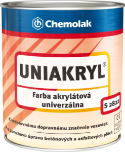CHEMOLAK S 2822 Uniakryl 0100,25kg www.pulzar.sk Farby Laky