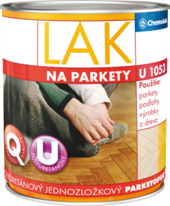 CHEMOLAK U-1053 Lak polyuretánový na parkety priesvitná pololesklá,0,75L www.pulzar.sk Farby Laky
