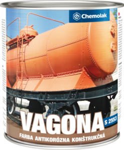 CHEMOLAK VAGONA S 2553 pololesklá RAL9018,8.0L www.pulzar.sk Farby Laky