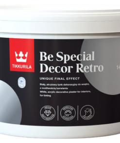 Tikkurila BE SPECIAL DECOR RETRO dekoratívna omietka Biela,14kg www.pulzar.sk Farby Laky