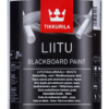 Tikkurila  LIITU BLACKBOARD PAINT  tabuľová farba Čierna matná,1L www.pulzar.sk Farby Laky
