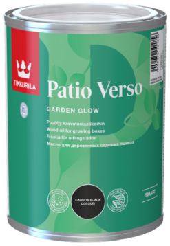 Tikkurila PATIO VERSO olejový náter Čierna,0.33L www.pulzar.sk Farby Laky