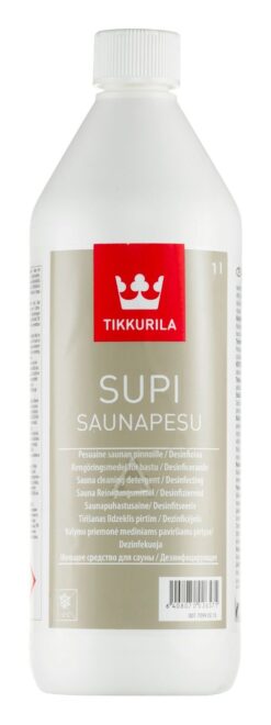 Tikkurila SUPI SAUNAPESU čistič povrchov v saunách 1L www.pulzar.sk Farby Laky