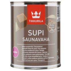 Tikkurila SUPI SAUNAVAHA ochranný vosk do sáun Šedá,0.33L www.pulzar.sk Farby Laky